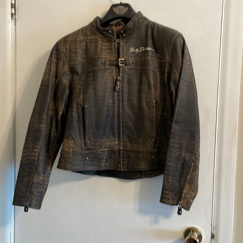 Harley Davidson heavy riding leather jacket